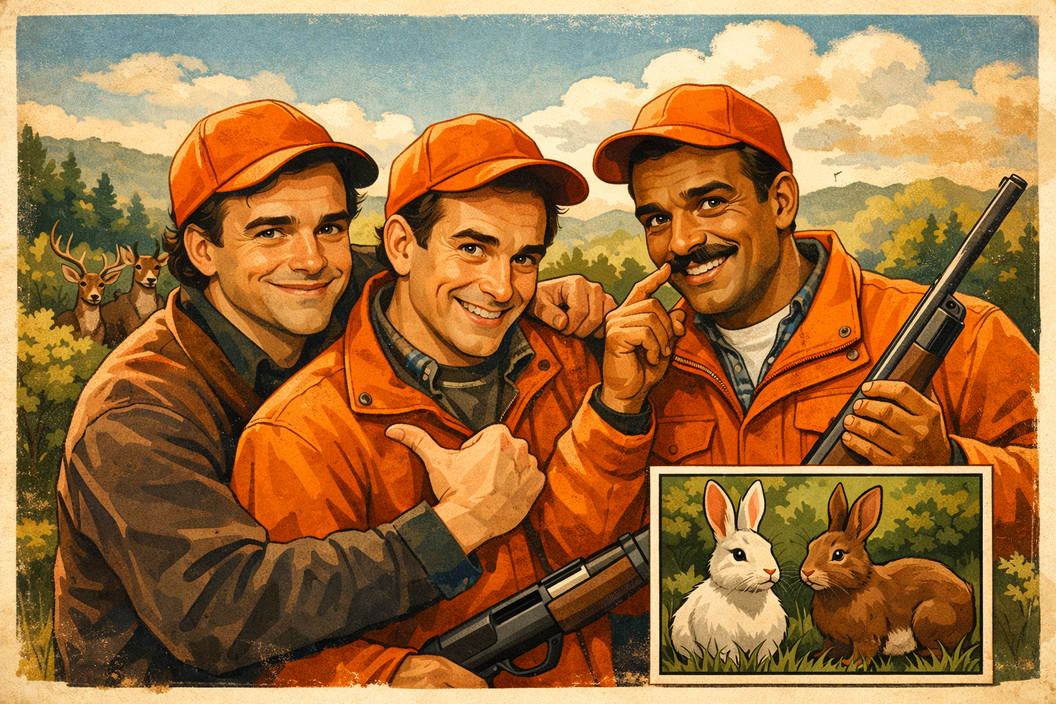 Les inconnus les chasseurs