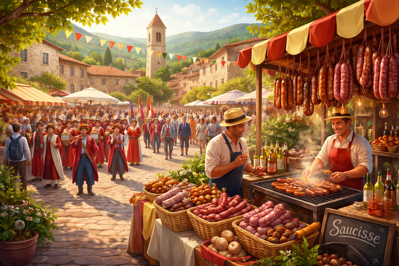 Fête de la saucisse au Val