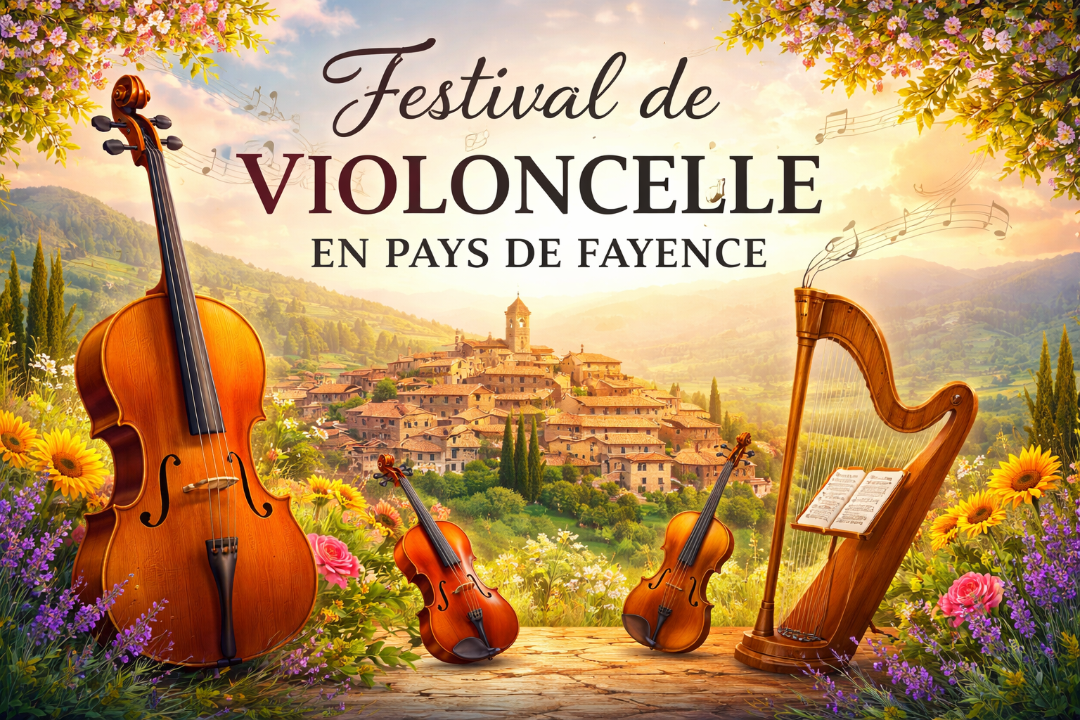 Violoncelle en pays de Fayence