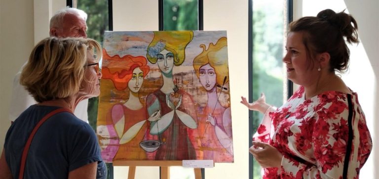 Natalija Vincic exposition chateau Roubine