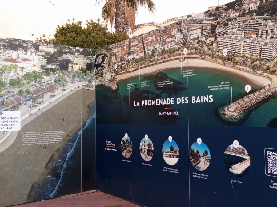 Promenade des bains Saint-Raphaël