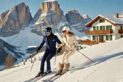 Jet-set internationale à Cortina d’Ampezzo années 1950
